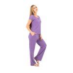 Women’s Soft Lounge Pajama Set – Short Sleeve Top & Relaxed Fit Pants Add to wishlist