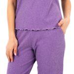 Women’s Soft Lounge Pajama Set – Short Sleeve Top & Relaxed Fit Pants Add to wishlist