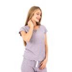 Women’s Soft Lounge Pajama Set – Short Sleeve Top & Relaxed Fit Pants Add to wishlist
