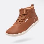 Hobibear Spruce: Waterproof Zero-Drop Winter Barefoot Boots (Brown)