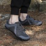 Sovimivos Barefoot Shoes Minimalist Trainers | Wide Toe Box Zero-Drop Shoes (Grey)