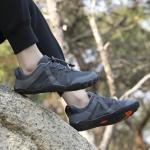 Sovimivos Barefoot Shoes Minimalist Trainers | Wide Toe Box Zero-Drop Shoes (Grey)