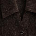 Brown Shimmer Buttoned Top