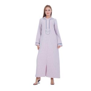 Winter Abaya – Zipper Chest-Embroidered Design