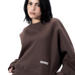 Brown Boxy Crewneck