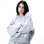 Gray Boxy Crewneck