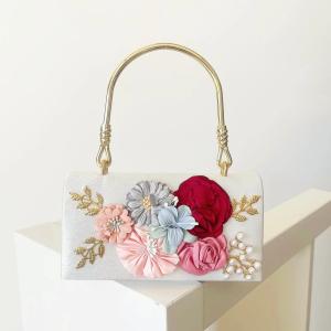 White Roselle Clutch