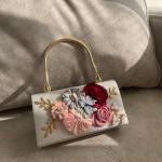 White Roselle Clutch