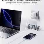 Joyroom JR-TCL06 67W Fast Charger with Built-in Retractable Cable