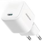 Joyroom JR-TCG08 PD 20W Fast Charging GaN Charger Mini Power Adapter, EU Plug - White|