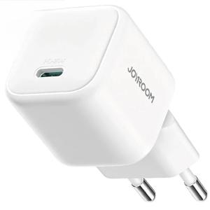 Joyroom JR-TCG08 PD 20W Fast Charging GaN Charger Mini Power Adapter, EU Plug - White|