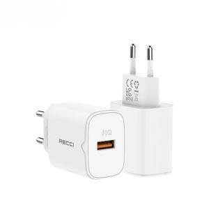 Recci RC51E QC18W Fast Charging Adapter 18W PD