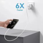 Joyroom JR-TCF24 PD 30W Fast Charging EU Plug Charger-White