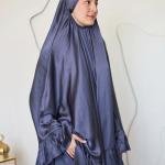 GREY SATIN SET ISDAL