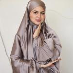 NUDE SATIN SET ISDAL