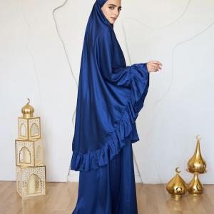 BLUE SATIN SET ISDAL