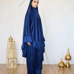 BLUE SATIN SET ISDAL