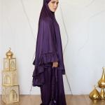 PURPLE SATIN SET ISDAL