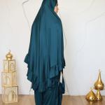 TEAL SATIN SET ISDAL