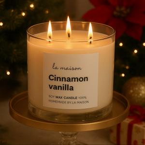 CINNAMON VANILLA CANDLE