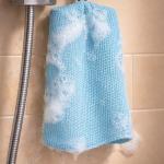 BLUE EXFOLIATING TOWEL