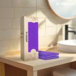 PURPLE EXFOLIATING TOWEL