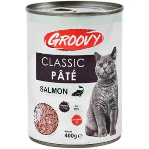 Groovy Classic Pâté wet cat food With Salmon