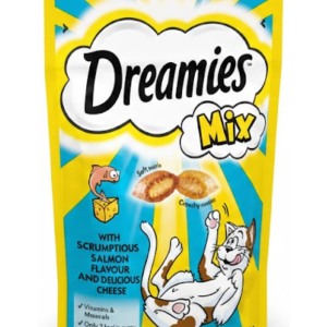 Dreamies Mix Salmon & Cheese flavour cat treats