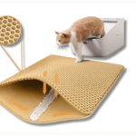 Double-layer mat for cat litter waste 60*45 Beige