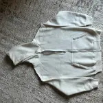 Zip up hoodie Oversize White