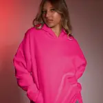 Fuchsia oversized hoodie