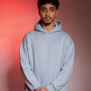 Sky blue oversized hoodie