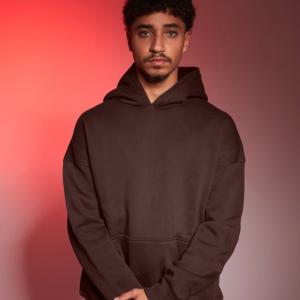 Brown oversized hoodie