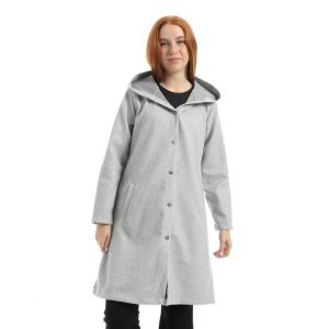 Wool jacket with loops on the back