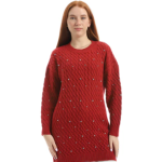 Strass braided tunic