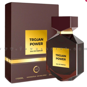 Trojan Power By Camara Eau De Perfum 100ml تصنيف: عطور . الحجم: 100 مل Eau De Parfum الجنس: مناسب للجنسين . الشركة: Camara Perfume . الوصف : بديل عطر توم فورد توسكان ليزر .