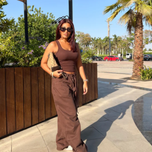 Baggy Tie-waist pants