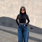 Balloon Baggy Dark Blue M