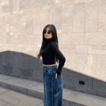 Balloon Baggy Dark Blue M