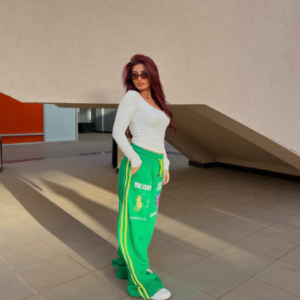 Polo Print Melton Pants