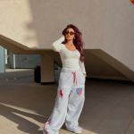 Polo Print Melton Pants