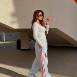 Polo Print Melton Pants